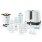 NUK Perfect Match Confezione Completa per Alimentazione 6+ mesi con Sterilizzatore e Biberon
