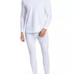 Nutria Set Biancheria Intima Termica Uomo Maglietta e Pantaloni Girocollo