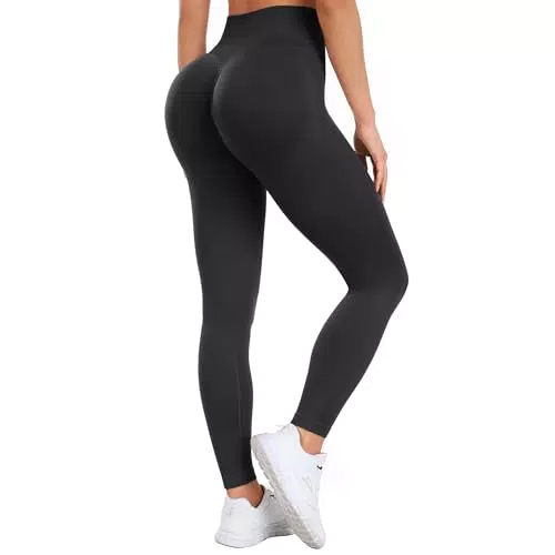 Occffy - Leggins Sportivi Donna Push Up Vita Alta per Palestra e Yoga - Anticellulite