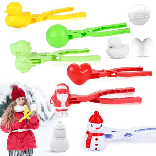 Palla di Neve Creatore - Clip per Giochi da Neve all'aperto per Bambini