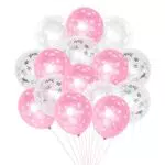Palloncini con Fiocchi di Neve per Decorazioni Feste e Baby Shower