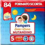 Pampers Sole E Luna Pannolino A Mutandino Junior, Taglia 5