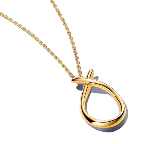 Pandora Collana Essence Placcata in Oro 14k