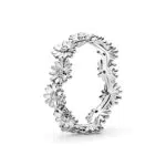 Pandora Garden Corona di Margherite Brillanti in Argento Sterling con Zirconia