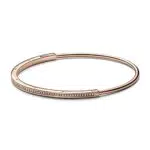 Pandora Bracciale I-D con pavé in argento Sterling e zirconia cubica trasparente