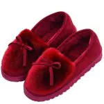 Pantofole da Donna Invernali Impermeabili in Ecopelliccia Morbida e Calda