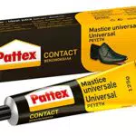 Pattex Mastice Universale Adesivo a Contatto per Gomma, Cuoio e Moquettes