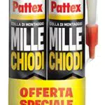 Pattex Millechiodi Forte & Rapido, adesivo di montaggio extra forte