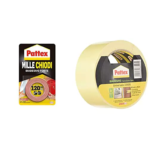 Pattex Millechiodi Tape, nastro biadesivo extra forte