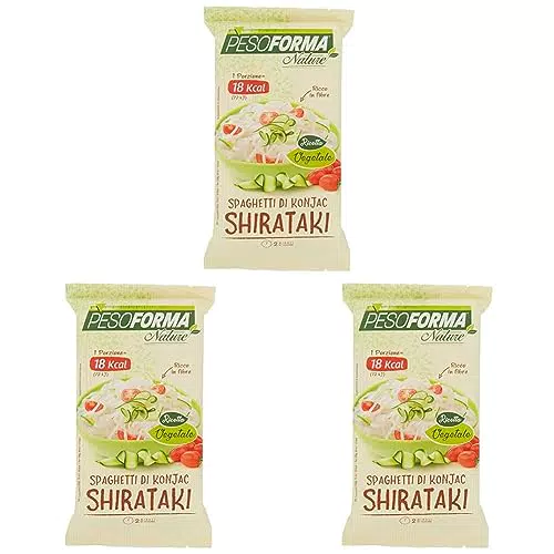 Pesoforma Nature Spaghetti di Konjac Ipocalorici per Controllo del Peso