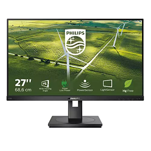 Philips Monitor 272B1G/00 27" Full HD IPS Eco-Friendly con USB Hub e Speaker