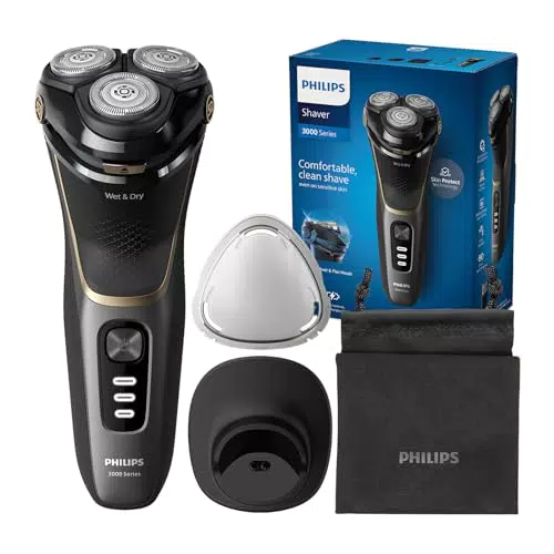 Philips Rasoio Elettrico Serie 3000 Wet&Dry con Tecnologia SkinProtect S3342/13