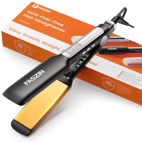 Faszin Piastra per Capelli Professionale in Titanio con Riscaldamento Rapido