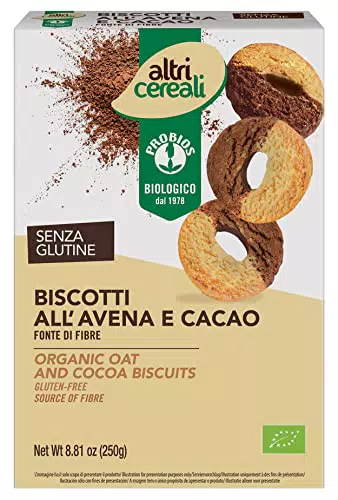 Probios Biscotti all'Avena e Cacao - Snack Sano e Gustoso