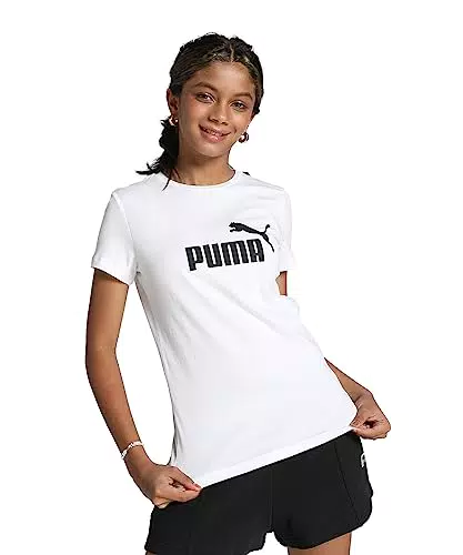 PUMA Ess Logo Tee - T-shirt per Bambine e Ragazze