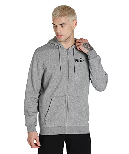PUMA Ess Small Logo FZ Ho Maglia - Comfort e Stile per il Tuo Look Quotidiano