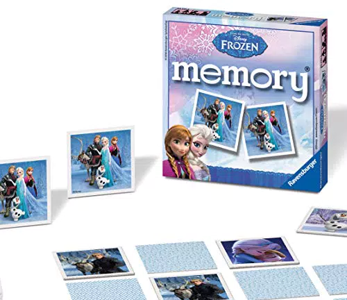 Ravensburger Memory Pocket Frozen Disney - Gioco di Memoria per Bambini