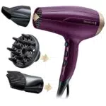 Remington Asciugacapelli D5219 2300W con Ioni, Diffusore e 3 Livelli di Riscaldamento