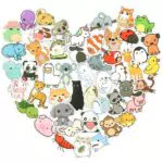 RISVOWO Adesivi Impermeabili per Bambini, Stickers Personalizzati per Scrapbooking