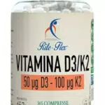 Rite-Flex Vitamina D3 K2 2000 UI 100 µg - Supporto per Ossa e Sistema Immunitario