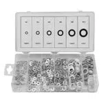 Acciaio Inox A3 Kit Rondelle Piatte M3 M4 M5 M6 M8 M10 con Scatola
