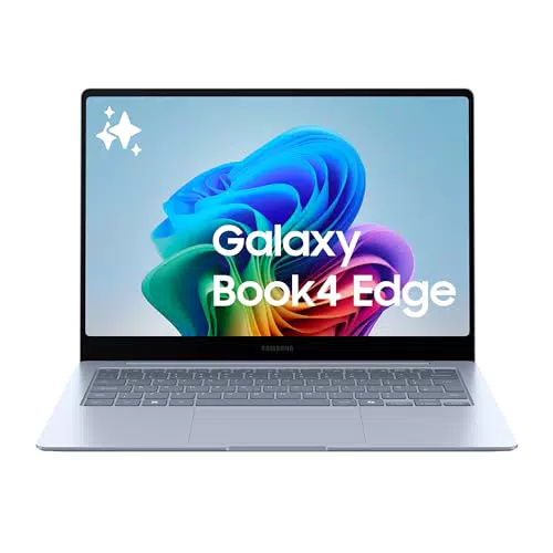Samsung Galaxy Book4 Edge Laptop 14" - Windows 11, Snapdragon Elite X, 16GB RAM, 512GB SSD