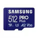 Samsung Scheda MicroSD PRO Plus 512GB UHS-I U3 Fino a 180 MB/s