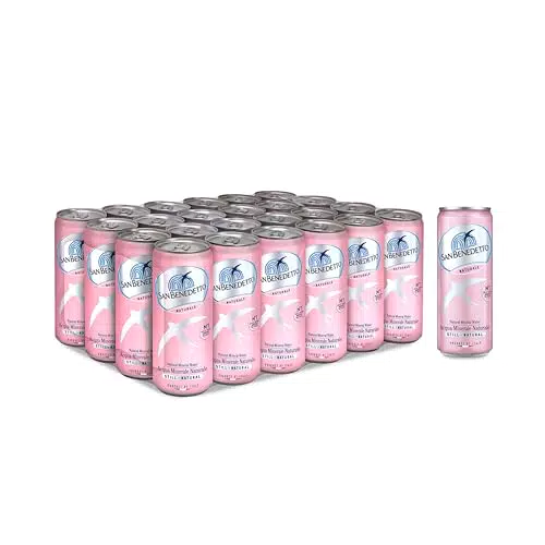 San Benedetto Acqua Minerale Naturale in Lattina - Bevanda Rinfrescante ed Elegante
