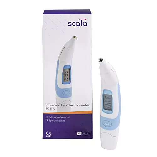Scala Termometro Auricolare a Infrarossi SC 8172