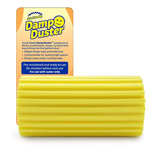 Scrub Daddy Damp Duster - Spugna Magica per Pulizia di Persiane e Ragnatele
