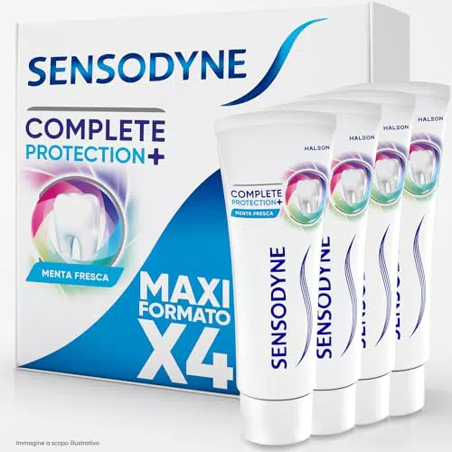 Sensodyne Complete Protection Dentifricio per Denti Sensibili e Alito Fresco