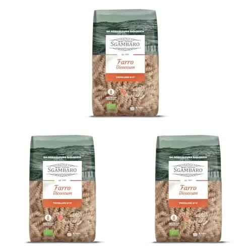 Sgambaro Farro Dicoccum Trivelline No. 47 - Pasta di Farro Integrale