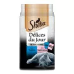 Sheba Délice Du Jour Cibo Umido per Gatti al Gusto di Tonno e Salmone