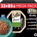 Sheba Salsa Selezione Assortita Cibo Umido per Gatti