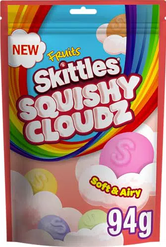 Skittles Squishy Cloudz - Caramelle Morbide alla Frutta Americane
