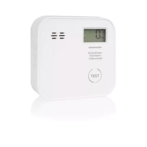 Smartwares Rilevatore di CO con Batteria da 10 Anni e Display LED - FGA-13091