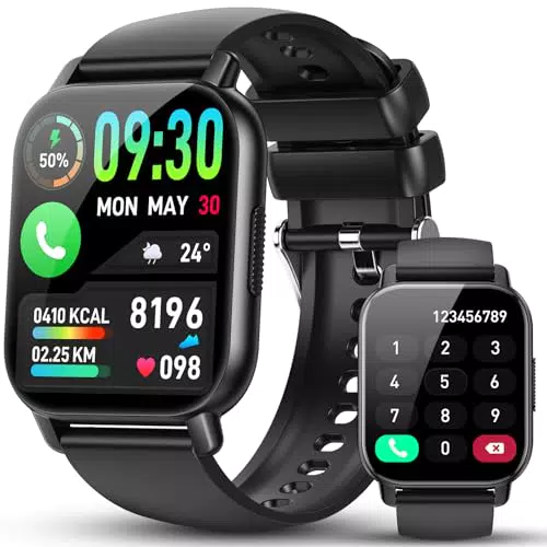 Smartwatch Fitness Tracker Impermeabile IP68 con Chiamate e Monitoraggio Salute