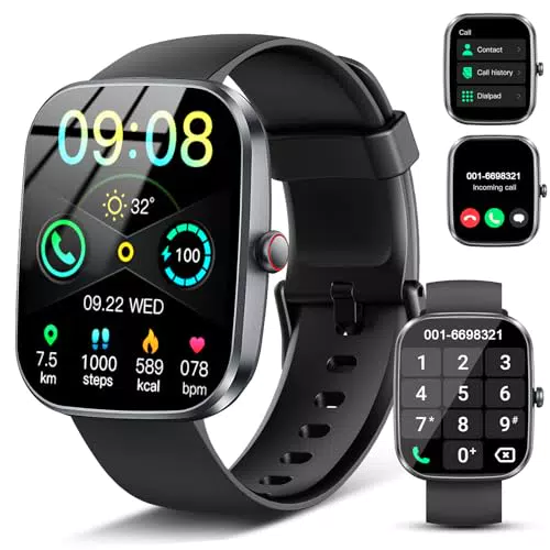 Smartwatch 2025 per Uomo e Donna con Chiamate, Fitness e Monitoraggio Cardio