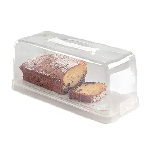 Snips Porta Plumcake - Contenitore Rettangolare in Plastica con Chiusure di Sicurezza