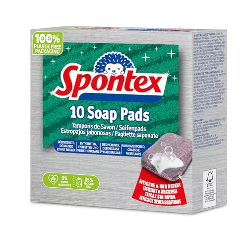 Spontex Spugne Abrasive per Sapone - Pulizia Efficace e Duratura