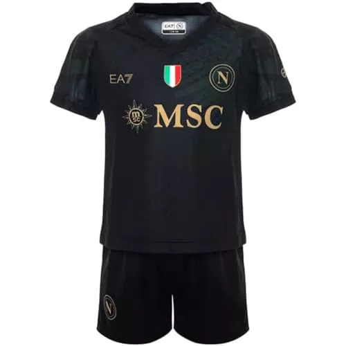 SSC Napoli Set Gara Junior Third EA7 Prodotto Ufficiale per Bambini