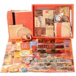 SUPRBIRD Kit Scrapbooking Vintage per Bullet Journaling e Album Da Viaggio