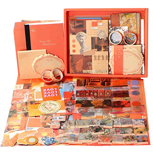 SUPRBIRD Kit Scrapbooking Vintage per Bullet Journaling e Album Da Viaggio