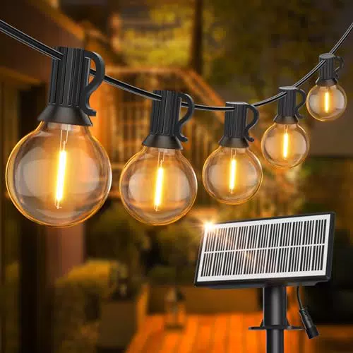 SUWIN Catena Luminosa Solare da Esterno, Impermeabile IP65 per Giardino e Patio