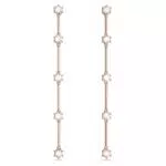 Swarovski Constella Orecchini Pendenti con Zirconia a Taglio Tondo