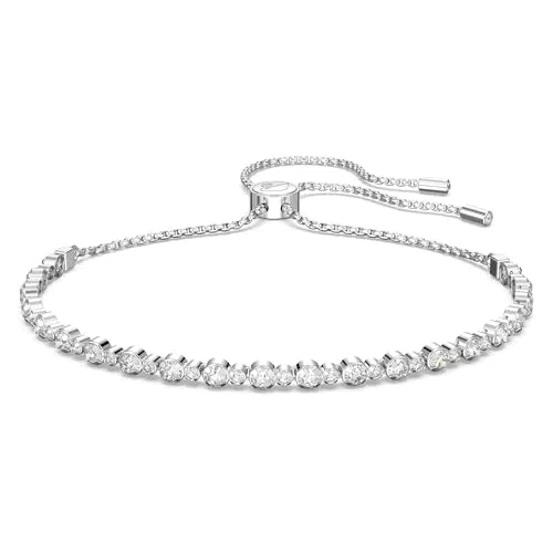 Swarovski Bracciale Matrix Singolo Strato Placcato Rodio