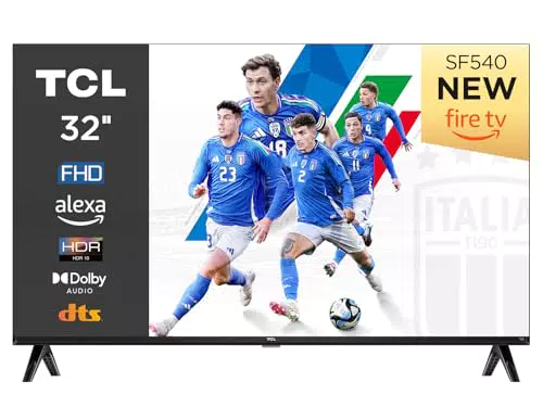 TCL 32SF540 TV 32" Full HD HDR con Fire TV, Dolby Audio e Bluetooth 5.0