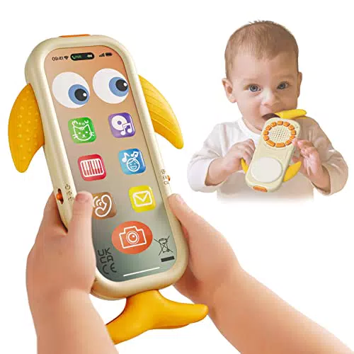 Telefono Giocattolo Ricaricabile per Bambini - Gioco Educativo con Suoni e Luci
