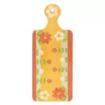 THUN Tagliere in Ceramica Decorata a Mano con Motivi Floreali, Linea Florianne