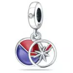 TINSLO Ciondolo in Argento Sterling 925 con Cubic Zirconia per Braccialetti
